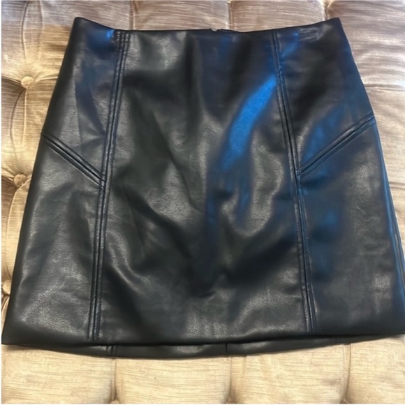 bagatelle Dresses & Skirts - New with tags Bagatelle Faux Leather Mini Skirt Size Medium Measurements Includ
